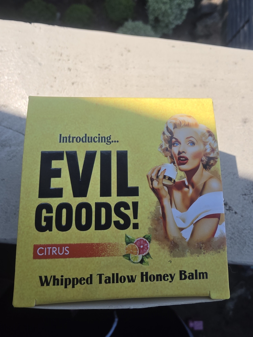 Citrus Whipped Tallow Honey Balm — Yellow